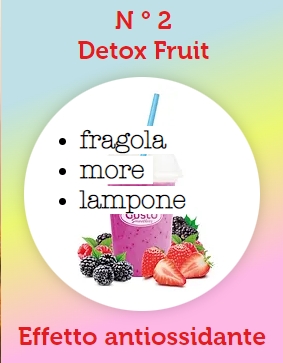 DETOX FRUIT NR 2 ( FRAGOLE-MORE-LAMPONI ) 15 X 150 GR