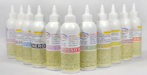 COLORE LIQUIDO PER AEROGRAFO GIALLO LIMONE 190 ml.